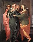 Jacopo Pontormo Canvas Paintings - Visitation